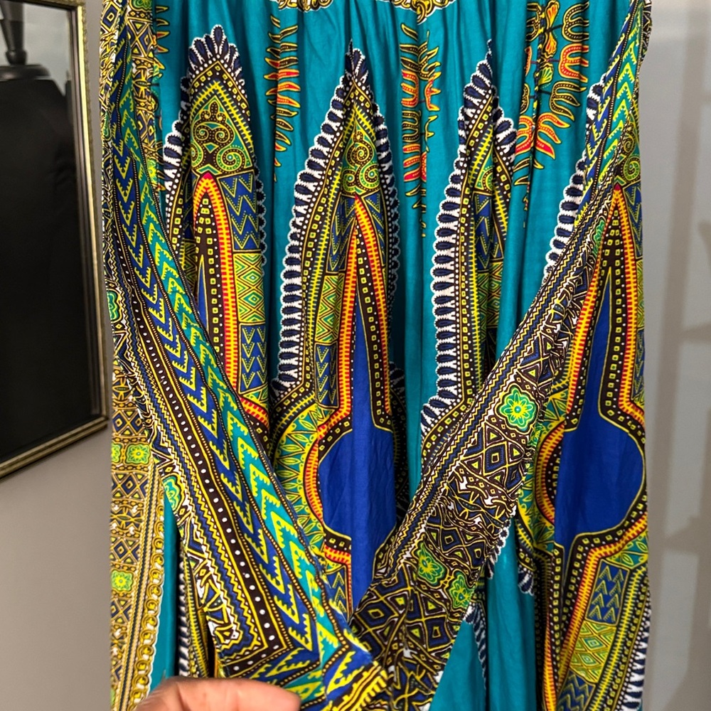 Colorful Patterned Women's Skirt - Picture 3 of 4
